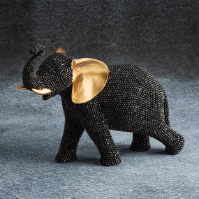 DEKORAČNÁ SOŠKA ELDO 24X12X19 ČIERNA