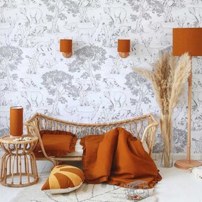 Tapeta čiernobiele zvieratá 280x100 cm