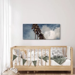 Obraz - Palmová dráma (120x50 cm)