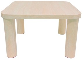 Béžový konferenčný stolík v dekore mramoru 60x60 cm Solano – Actona