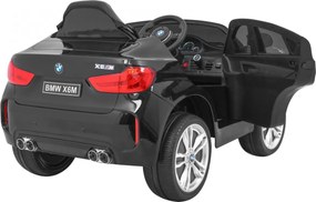 Ramiz Detské elektrické autíčko BMW X6M lakované - čierne SUV + diaľkové ovládanie