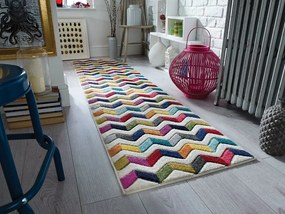 Flair Rugs, Behúň Spectrum Bolero Multi, 66x300, viacfarebná, chodba / predsieň