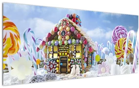 Obraz - Perníková chalúpka (120x50 cm)