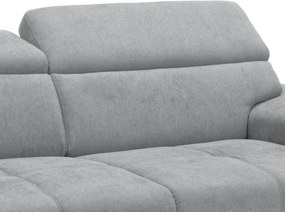 Trojsedák Speedway, svetlo šedá látka