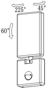 Top Light Faro B PIR - LED Reflektor so senzorom FARO LED/15W/230V IP65 biela