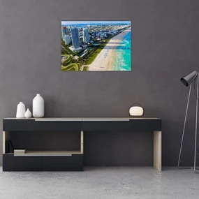 Sklenený obraz - Miami, Florida (70x50 cm)