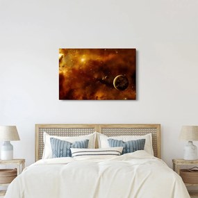 Obraz - Planéty s hmlovinou (90x60 cm)