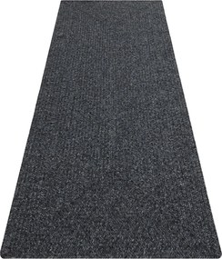 Hanse Home, AKCIA: 80x200 cm Kusový koberec Braided 105550 Dark Grey – na von aj na doma, šedá, chodba / predsieň