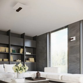 Tmavohnedé nástenné svietidlo Parola – Sollux