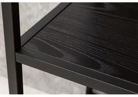 Knižnica/Regál 42021 77cm Slim Line Čierny jaseň - Komfort-nábytok