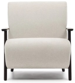 Béžové/krémové ženilkové kreslo Meghan – Kave Home