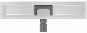 Mexen Flat nerezový sprchový žľab 50 cm - telo žľabu bez krytu, 1015050