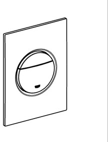 GROHE 37601P00 - Splachovacie tlačidlo NOVA COSMOPOLITAN S 130 × 172 mm chróm