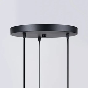 Sollux SL.1359 - Luster na lanku HYPERION 3xG9/8W/230V čierna