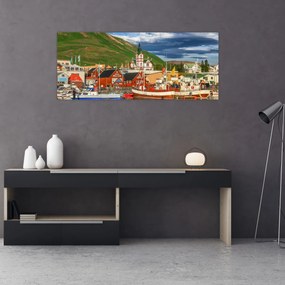 Obraz - Húsavík (120x50 cm)