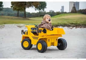 Elektrické autíčko Nakladač CAT 60W/4500 mAh žlto-čierne