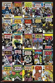 Plagát, Obraz - Star Wars - Covers, (61 x 91.5 cm)