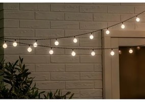 Grundig - LED stmievateľný solárny reťazec 50xLED/8 funkcií 9,35m teplá biela +