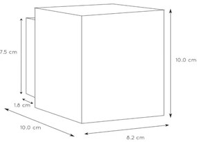 Lucide 23253/01/31 - Nástenné svietidlo XERA 1xG9/42W/230V biele