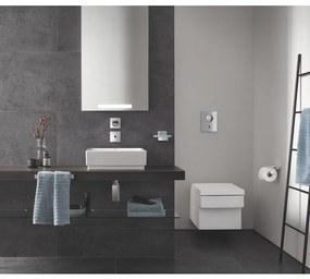 GROHE Cube Ceramic - Umývadlo na dosku 410x410 mm, PureGuard, alpská biela 3948200H