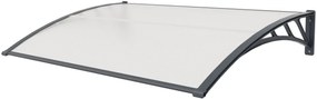 Vchodový prístrešok BestBerg BBDA-H15 / 100 x 150 cm / sivý