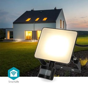 Nedis WIFILOFS21FBK- LED stmievateľný reflektor SmartLife 20W/230V 3000-6500K IP44 Wi-Fi