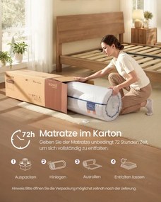 Matrac s gélovou pamäťovou penou RMZB35115W101 výška 16 cm