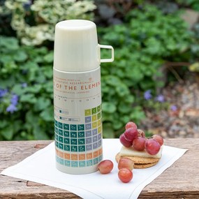 Krémová detská termoska 350 ml Periodic Table – Rex London