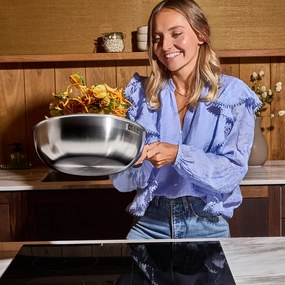 Elmich Odolná nerezová Wok panvica Hybrid s hybridným povrchom Ø 28 cm