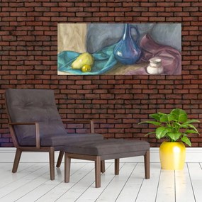 Obraz - Maľované zátišie (120x50 cm)