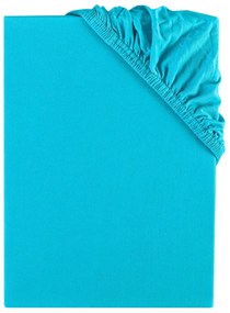 Plachta posteľná tyrkysová jersey EMI: Detská plachta 60x120