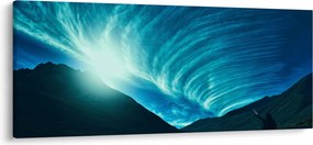 Obraz - Vlna z mrakov (120x50 cm)