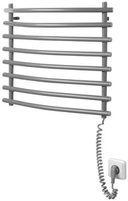 Aqualine Aqualine, Elektrický sušiak uterákov, 570x465 mm, 72 W, šedý hliník - metalíza (RAL9007), SU210A