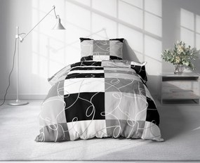 Krepové obliečky KASPARO BLEND sivé Rozmer obliečky: 70 x 90 cm | 140 x 200 cm