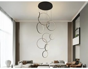 LED Stmievateľný luster na lanku LED/290W/230V 3000-6500K + diaľkové ovládanie