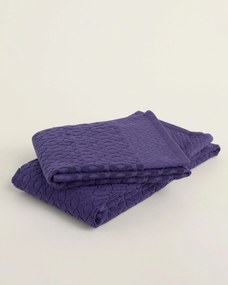 Uterák Lattice 50x90 cm deep violet