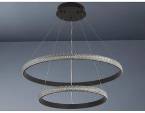 LED Stmievateľný luster na lanku LED/65W/230V 3000-6500K + diaľkové ovládanie