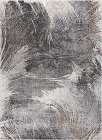 Dywany Łuszczów, Kusový koberec Fusion 9617 dark grey/brown, 120x170, šedá, kancelária