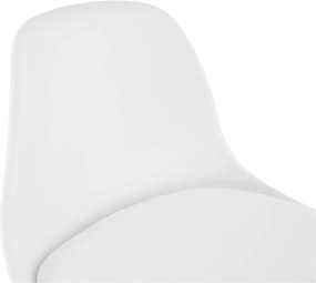 Biela barová stolička Kokoon Anau, výška sedu 64 cm