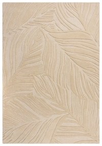 Flair Rugs, Kusový koberec Solace Lino Leaf Natural, 200x290, béžová, obývacia izba