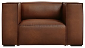 Koňakovohnedé kožené kreslo Madame - Windsor &amp; Co Sofas