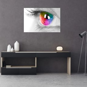 Obraz - Očná dúhovka (90x60 cm)