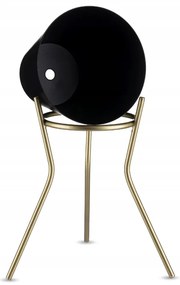 Kvetináč na stojane LOFT 20 cm čierny