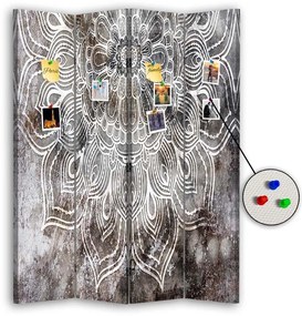 Gario Paraván Orientálny ornament Rozmery: 145 x 170 cm, Prevedenie: Korkový paraván