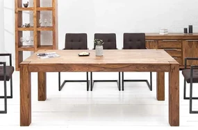 Elegantný jedálenský stôl z masívu Makassar Sheesham 200cm