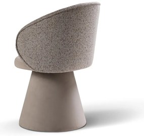 Béžové zamatové kreslo Inez – Micadoni