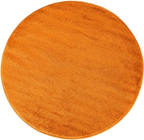 DY Okrúhly oranžový koberec Portofino Rozmer: 60 cm