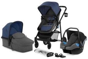 Kombinovaný kočík Kinderkraft Juli 3v1 - Denim