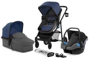 Kombinovaný kočík Kinderkraft Juli 3v1 - Denim