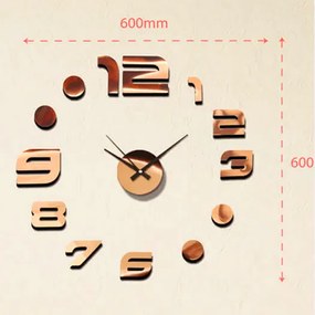 Nalepovacie nástenné hodiny, MPM 3776,83, 60cm